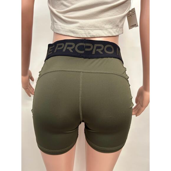 Nike Pro Shorts - Olive - Picture 3 of 5